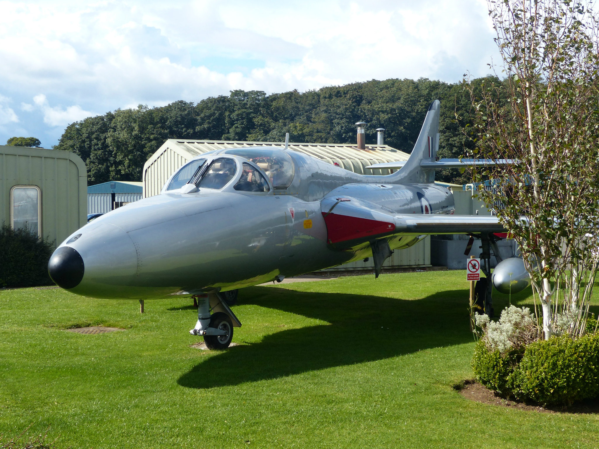 Hunter XE665 at Cotswold Airport - 14 September 2017