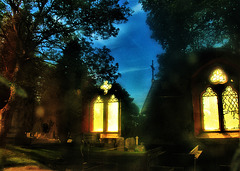 Look Inside. Reflect Outside. Chapel. Cemetery