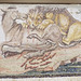 Detail of the Lion Attacking an Onager Mosaic in the Getty Villa, June 2016
