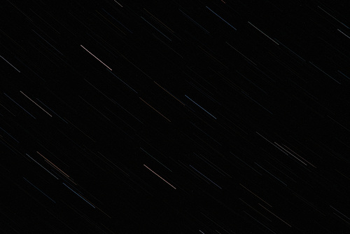Langzeitaufnahme, Nacht, Braunlage