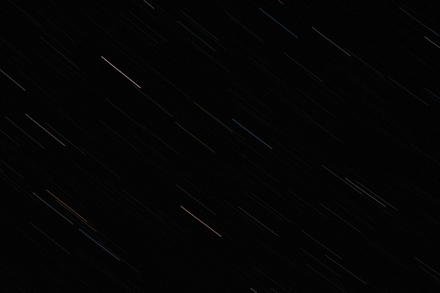 Langzeitaufnahme, Nacht, Braunlage