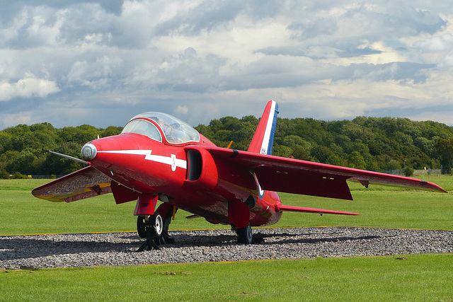 Gnat XR540 at Cotswold Airport - 14 September 2017