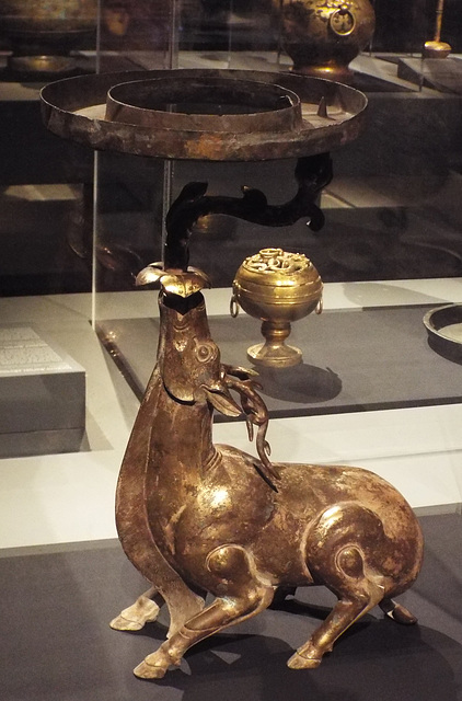 Lamp in the Shape of a Deer in the Metropolitan Museum of Art, July 2017