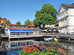 Romantisches Ambiente in Lüneburgs Wasserviertel