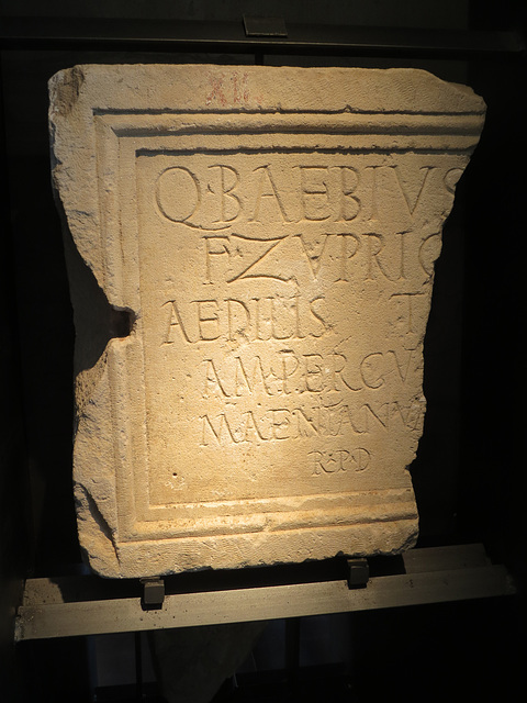 Musée archéologique de Zadar : CIL III, 14 332, 04.