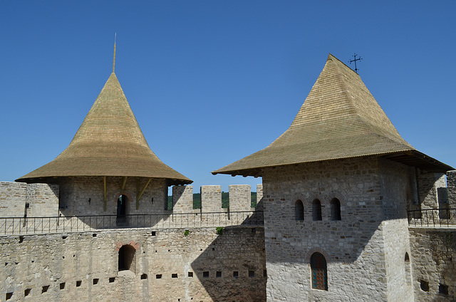 Moldova, Soroca Fortress, Walls and Towers from Inside