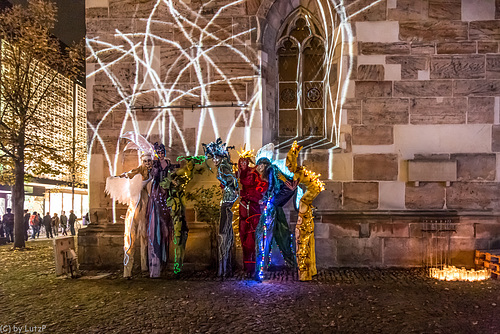Night / Light Witches on Stilts