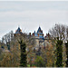 Le château de Combourg (35) vu du chemin des sorciers