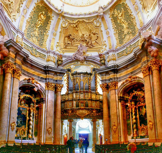 Kloster Weltenburg. Die Orgel. ©UdoSm