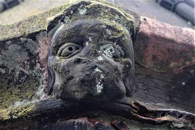 Detail of gatepier, St Anne's Church, Aigburth, Liverpool