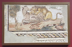 Lion Attacking an Onager Mosaic in the Getty Villa, June 2016