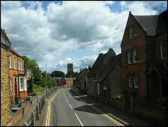 church tower at Earls Barton