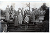 Hunt Meet at Osmaston Manor, Derbyshire 31st January 1921  photo by Ernest Aberahams of Burton upon Trent