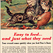 Puss'N Boots Cat Food Ad, 1953