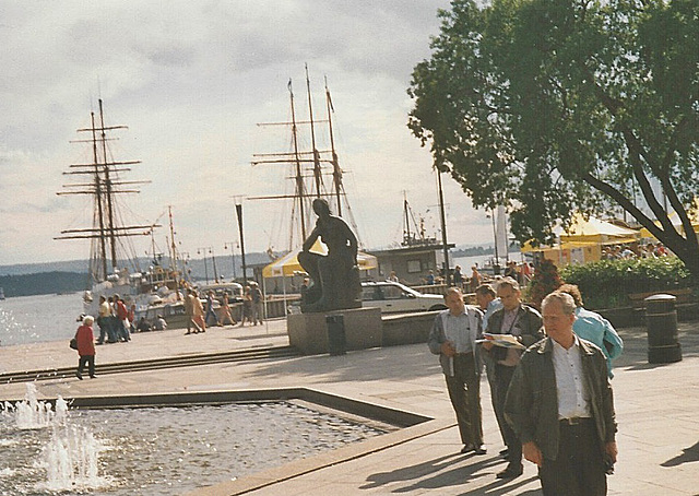 am Hafen in Oslo