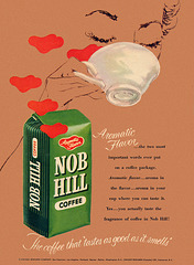 Nob Hill Coffee Ad, 1953