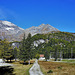 Cavaglia GR / Rechts oben Bhf. Alp Grüm, 1000 Meter höher!