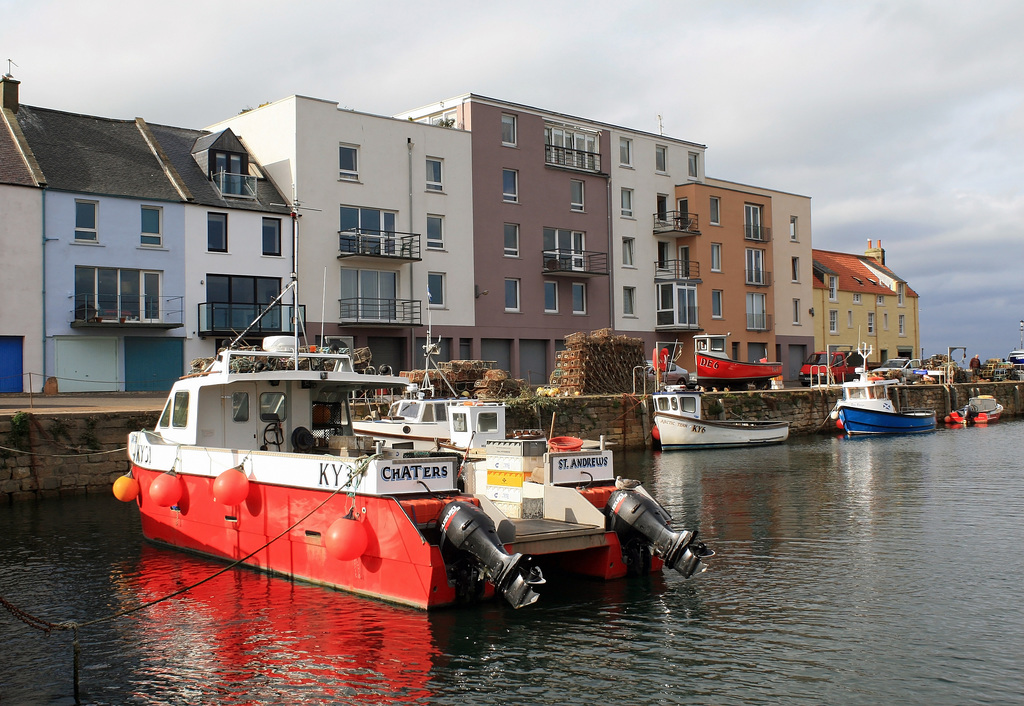 High tide at St.Andrews Harbour