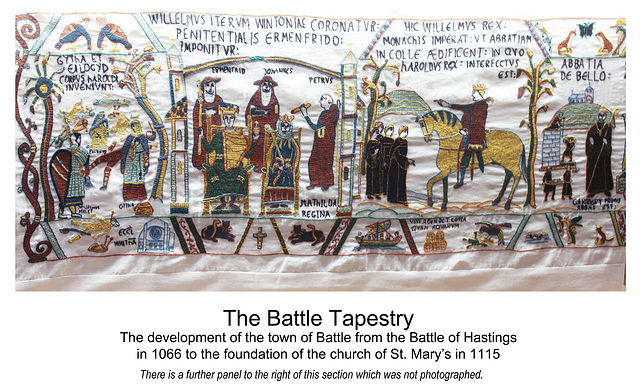 St Mary's Church - The Battle tapestry story