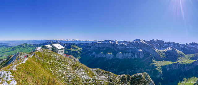 Auf dem Schäfler mit Rundblick bis in die Tiroler-bergen