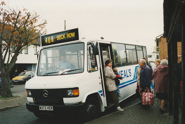 Neal’s Travel M373 VER in Mildenhall – 4 Nov 1994 (246-0A)