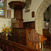 Pulpit, St Michael's Church, Coxwold, North Yorkshire