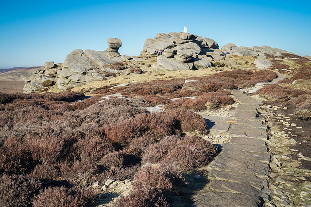 Gritstone weathered rocks .. at 538 metres.