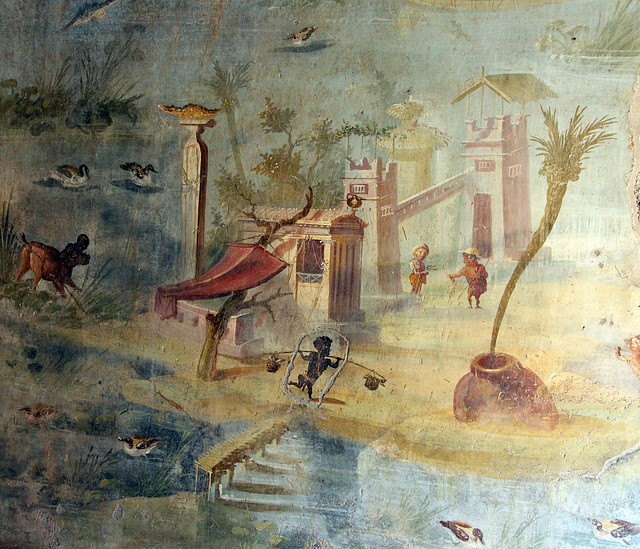 Pompei: Painting on the wall