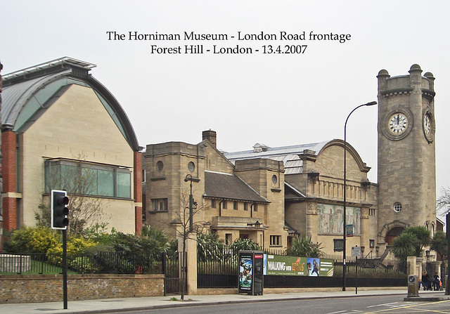 West frontage Horniman Museum 13 4 2007