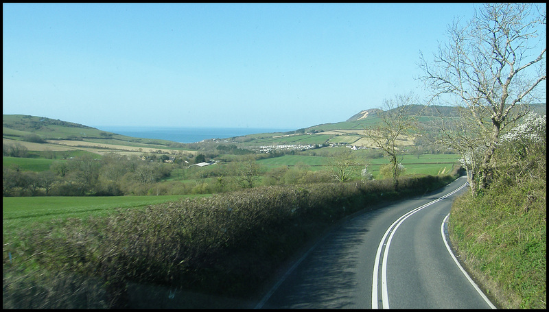 west along West Road