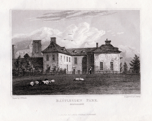 Battlesden Park, Bedfordshire (demolished 1860)