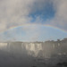 A rainbow over the Iguassu Falls