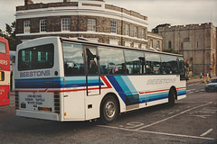 Beeston’s Coaches E303 FMV in Bury St. Edmunds – 9 Sep 1994