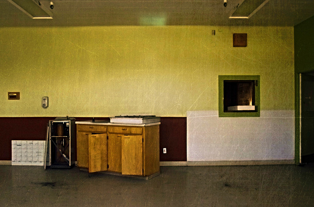 Abandoned dining room