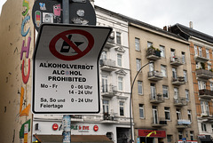 Alcohol prohibition zone