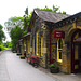 Haworth station and a bench