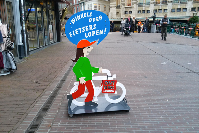 Winkels open, ﬁetsers lopen!