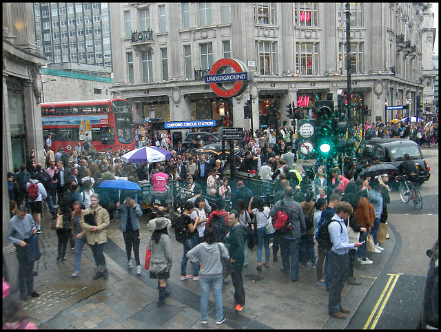 Oxford Circus evening rush