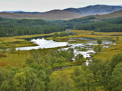 The Confluence of the Rivers Garry and Kingie - Lochaber