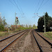 Hamm-Osterfelder Bahn am ehemaligen Zechengelände Haus Aden 1/2 (Bergkamen-Oberaden) / 9.04.2017