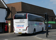 Ambassador Travel (National Express contractor) 211 (BF63 ZSL) in Mildenhall - 15 Apr 2019 (P1000918)