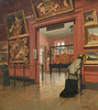 Detail of Interior View of the Metropolitan Museum of Art when on 14th Street by Waller in the Metropolitan Museum of Art, January 2022