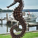 Seahorse sculpture