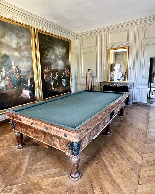 Paris 2024 – Versailles – Petit Trianon – Billiard table