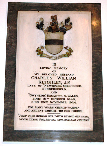 ipernity: Monument To Charles William Keighley JP, Christ Church ...