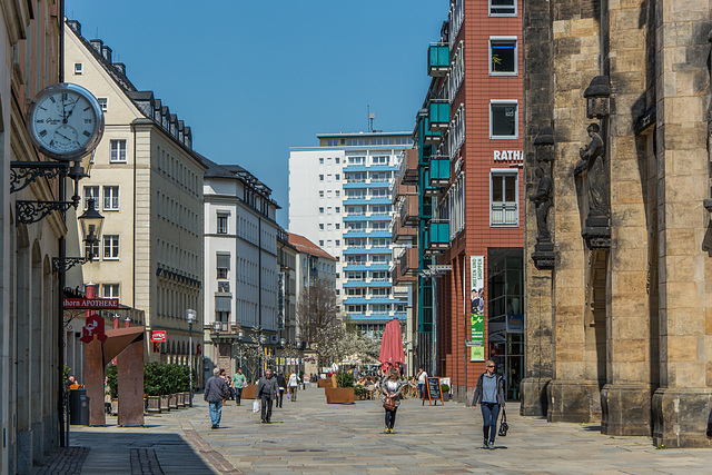 Chemnitz, Blick in die Innere Klosterstraße