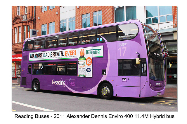 Reading Buses - 2011 Alexander Dennis Enviro 400 - 18.8.2015