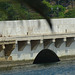 Sunken bridge in Argostoli.