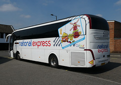 Ambassador Travel (National Express contractor) 211 (BF63 ZSL) at Mildenhall - 15 Apr 2019 (P1000917)