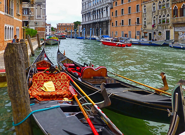 Venedig - In einer Gondel nur wir beide ... Solo noi due in una gondola ...